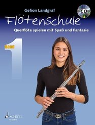 Querflötenschule - Lehrbuch, m. Audio-CD - Bd.1