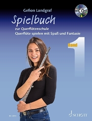 Querflötenschule - Spielbuch, m. Audio-CD - Bd.1