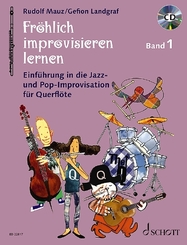 Fröhlich improvisieren lernen - Flöte, m. Audio-CD - Bd.1