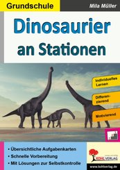 Dinosaurier an Stationen / Grundschule