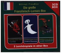 Die große Französisch-Lernen-Box (3-CD Hörspielbox), 3 Audio-CDs