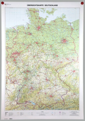 Übersichtskarte Deutschland 1:750000, Planokarte