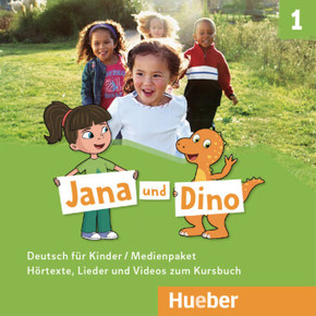 Jana und Dino 1, m. 1 Audio-CD, m. 1 DVD, 2 Audio-CDs und 1 DVD zum Kursbuch - Bd.1