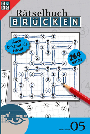 Brücken-Rätselbuch, Auch bekannt als Hashi - .5