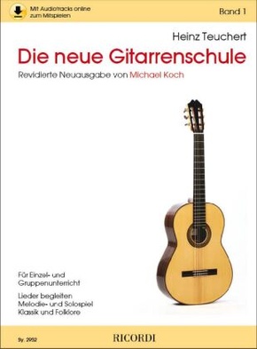 Die neue Gitarrenschule, m. Audio-CD - Bd.1