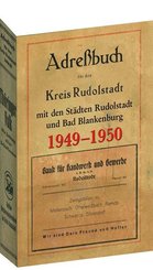 Adreßbuch - Stadt und Kreis Rudolstadt 1949-1950
