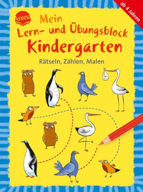 Mein Lern- und Übungsblock Kindergarten: Rätseln, Zählen, Malen
