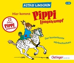 Hier kommt Pippi Langstrumpf. Der kunterbunte Hörbuchschatz, 3 Audio-CD