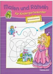 Malen und Rätseln für Kindergartenkinder. Prinzessinnen