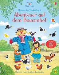 Nina und Jan - Mein erstes Stickerbuch: Abenteuer auf dem Bauernhof