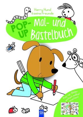 Harry Hund & seine Freunde - Pop-Up Mal- und Bastelbuch