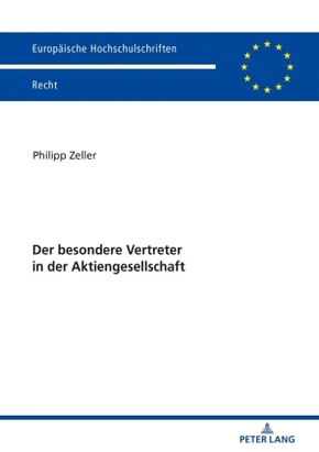 Der besondere Vertreter in der Aktiengesellschaft
