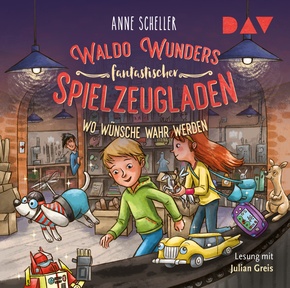 Waldo Wunders fantastischer Spielzeugladen - Wo Wünsche wahr werden, 2 Audio-CD