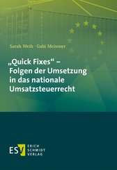 "Quick Fixes" - Folgen der Umsetzung in das nationale Umsatzsteuerrecht