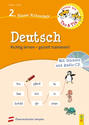 Lernen mit Teo und Tia Deutsch - 2. Klasse Volksschule, m. Audio-CD