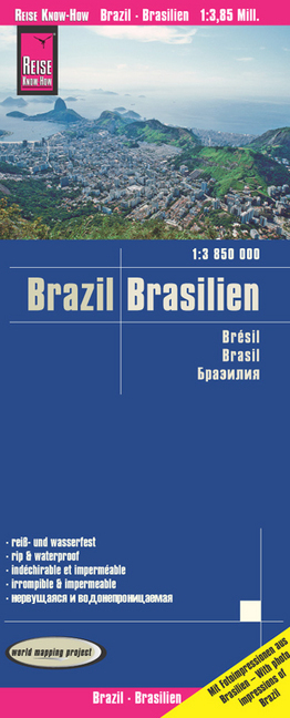 Reise Know-How Landkarte Brasilien / Brazil (1:3.850.000)