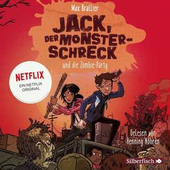 Jack, der Monsterschreck 2: Jack, der Monsterschreck, und die Zombie-Party, 2 Audio-CD