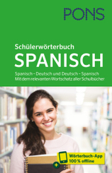 PONS Sch&uuml;lerw&ouml;rterbuch Spanisch, m.  Buch, m.  Online-Zugang