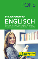 PONS Sch&uuml;lerw&ouml;rterbuch Englisch, m.  Buch, m.  Online-Zugang