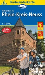 Radwanderkarte BVA Radwandern im Rhein-Kreis Neuss 1:50.000, reiß- und wetterfest, GPS-Tracks Download