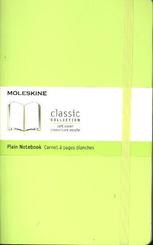 Moleskine Classic, Notizbuch Large/A5 Blanko, Limetten Grün