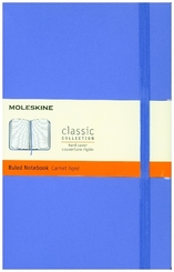 Moleskine classic, Notizbuch Large/A5 Liniert, Hortensien Blau
