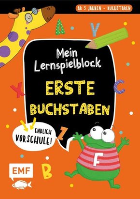 Endlich Vorschule! Mein Lernspielblock - Erste Buchstaben