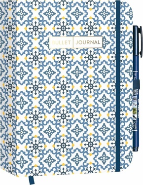 Pocket Bullet Journal "Dream of Marocco" mit Original Tombow Brush Pen Fudenosuke in schwarz