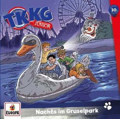 TKKG Junior - Nachts im Gruselpark, 1 Audio-CD - Tl.10