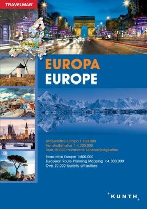 Reiseatlas Europa 1:800.000