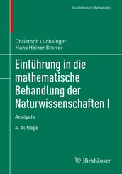 Einführung in die mathematische Behandlung der Naturwissenschaften - Bd.1