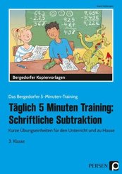 Täglich 5 Minuten Training: Schriftliche Subtraktion - 3. Klasse