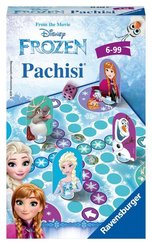 Ravensburger 23448 - Disney Frozen Pachisi®, Mitbringspiel für 2-4 Spieler, Kinderspiel ab 6 Jahren, kompaktes Format, R