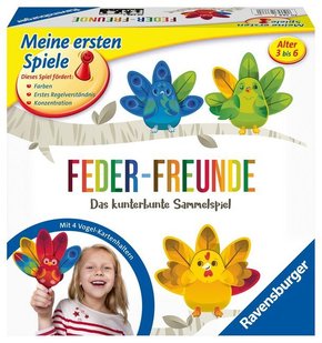 Feder-Freunde - Das kunterbuntes Sammelspiel - Farben lernen für Kinder
