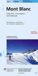 Landeskarte der Schweiz 292 S Mont Blanc
