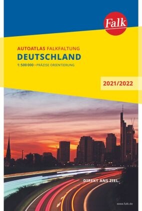 Falk Autoatlas Falkfaltung 2021/2022 Deutschland 1:500.000