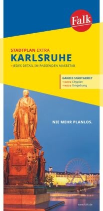 Falk Stadtplan Extra Karlsruhe 1:20.000