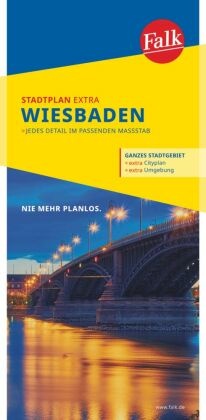 Falk Stadtplan Extra Wiesbaden 1:20.000