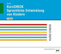 eBook inside: Buch und eBook KurzCHECK Sprachliche Entwicklung von Kindern, m. 1 Buch, m. 1 Online-Zugang