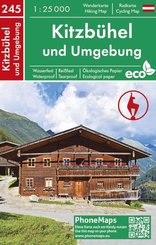 Kitzbühel und Umgebung, Wander- Radkarte 1 : 25 000