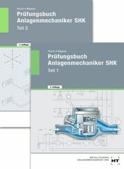 Prüfungsbuch Anlagenmechaniker SHK, 2 Bde. - Tl.1/2