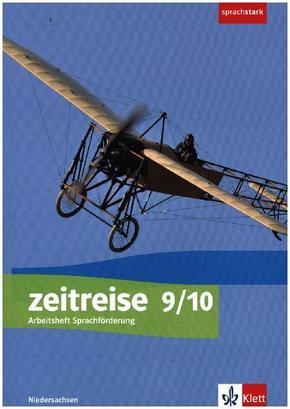 Zeitreise 9/10. Differenzierende Ausgabe Niedersachsen und Bremen, Arbeitsheft Sprachförderung