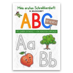 Mein buntes Kinder-ABC in Druckschrift mit Artikeln