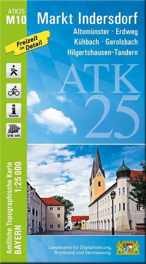 ATK25-M10 Markt Indersdorf (Amtliche Topographische Karte 1:25000)