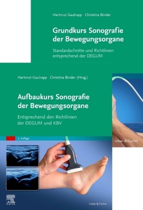 Grundkurs Sonografie der Bewegungsorgane / Aufbaukurs Sonografie der Bewegungsorgane, 2 Bde.