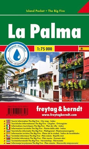 Freytag & Berndt La Palma, Autokarte 1:75.000, Island Pocket + The Big Five