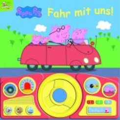 Peppa Pig - Fahr mit uns!, mit beweglichem Lenkrad und Soundeffekten