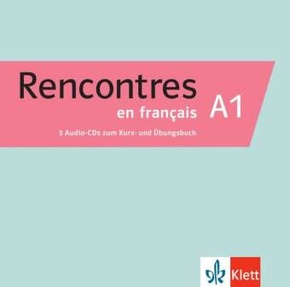 Rencontres en français A1, 3 Audio-CDs