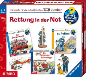 Wieso? Weshalb? Warum? junior. Rettung in der Not, 3 Audio-CD