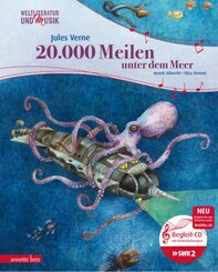 20.000 Meilen unter dem Meer (Weltliteratur und Musik mit CD), m. 1 Audio-CD